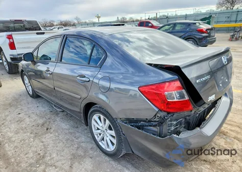 2012 Honda Civic Ex z USA, uszkodzony, nr VIN 2HGFB2F85CH603279